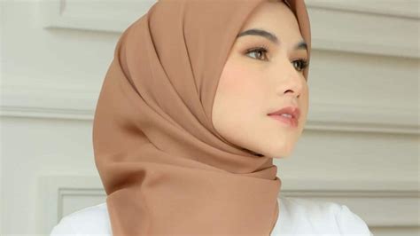 Model Kerudung Bella Square Bella Square Old Abu Warna Khaki Hijab - Warna Khaki Hijab