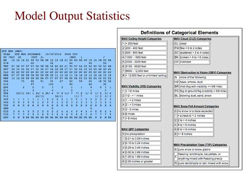 Model Output Statistics