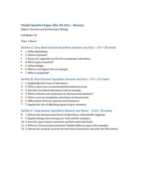 model paper bsc 4 sem physics