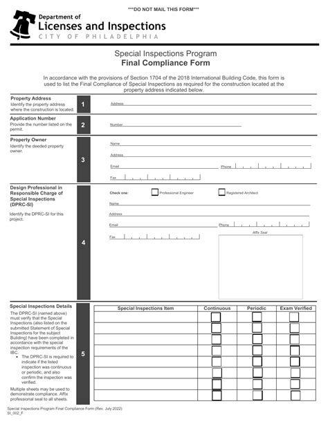 Model Program For Special Inspections 2012