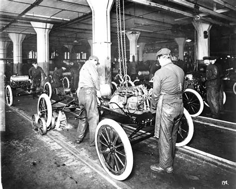 model t assembly line image