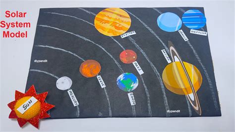Model The Solar System Paper Cut Out