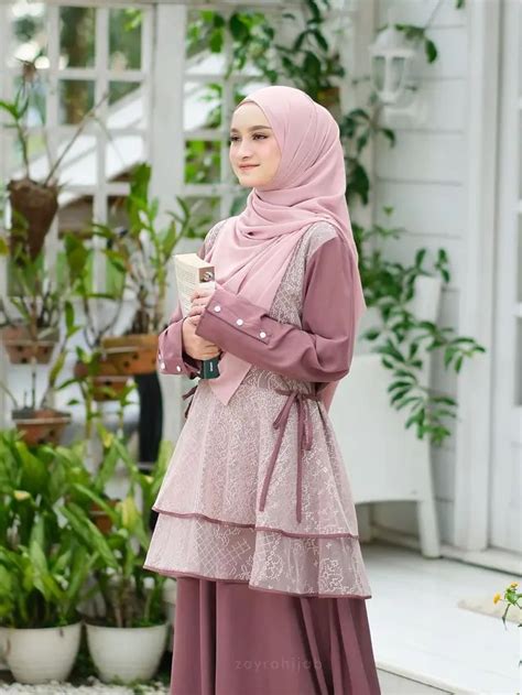 MODEL GAMIS KOMBINASI BROKAT - MODEL GAMIS BROKAT KOMBINASI TERBARU