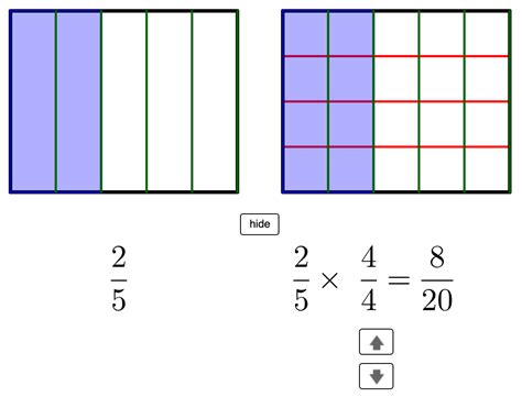 Modeling Fractions With An Area Model Area Using Fractions - Area Using Fractions