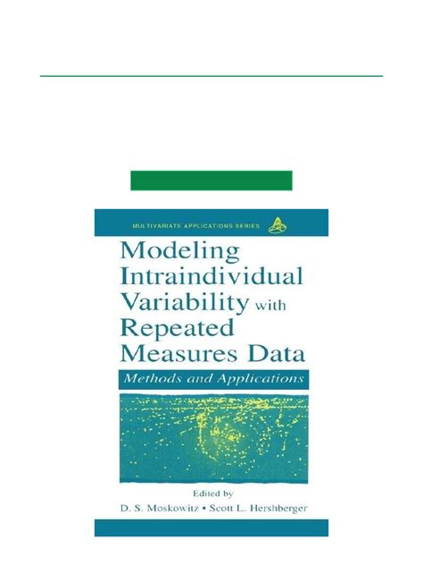 Modeling Intraindividual Variability With Repeated