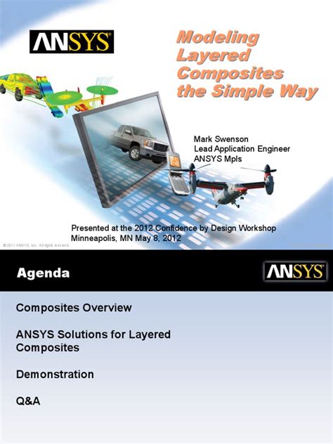 Modeling Layered Composites The Simple Way Ansys
