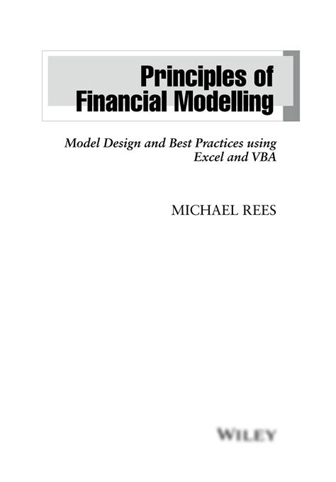 modelling professional series introduction to vba