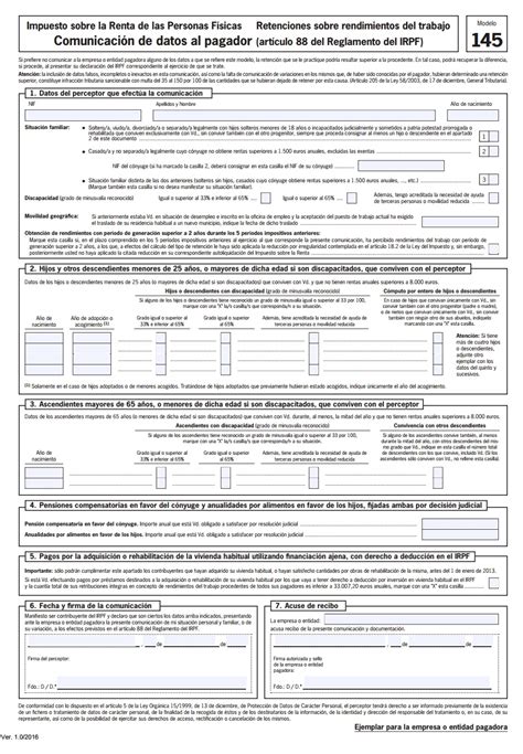 Modelo 145 Pdf