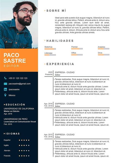 Modelo Cv Word