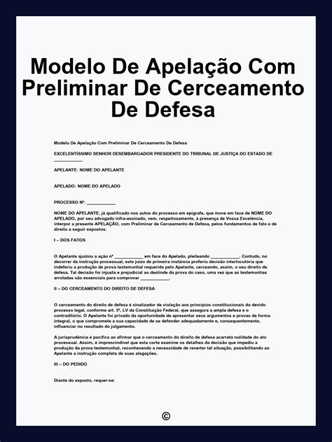 Modelo De Apelacao
