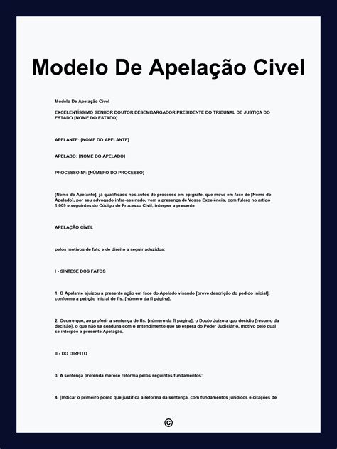 Modelo De Apelação