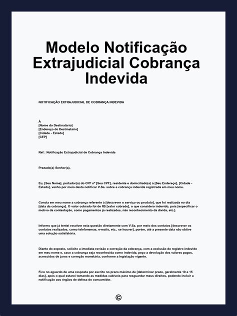 Modelo De Notificação