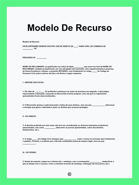 Modelo De Recurso