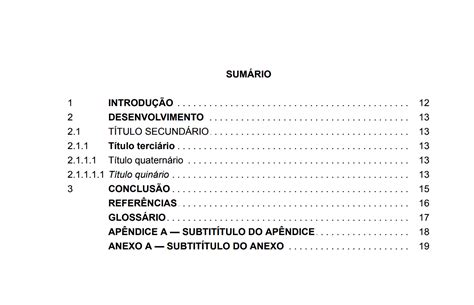 Modelo De Sumario