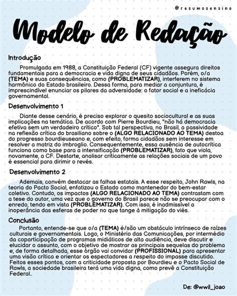Modelo Pronto Redacao