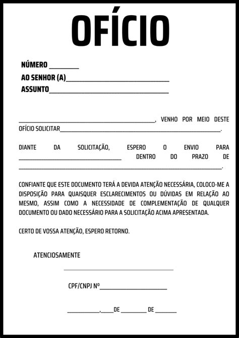 Modelos De Ofício