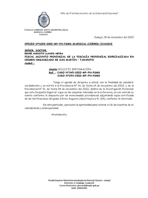 Modelos De Oficios