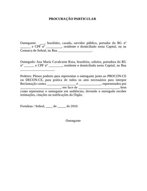 Modelos De Procuração