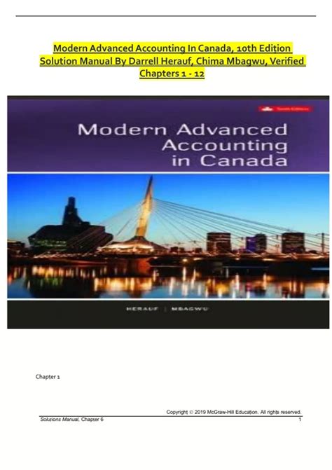 Modern Advanced Accounting