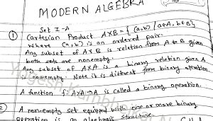 Modern Algebra Notes