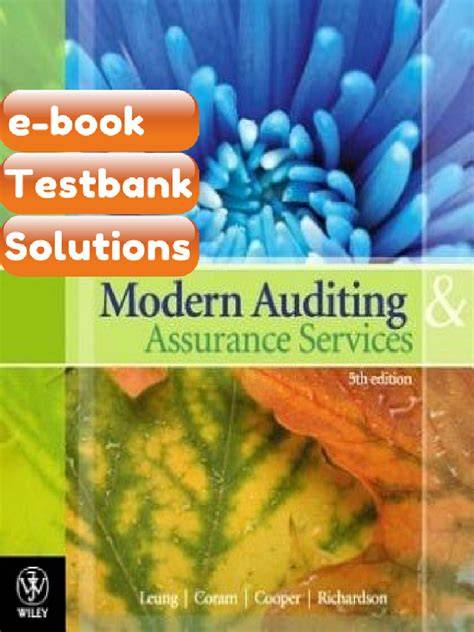 modern auditing assurance services 5th edition solutions
