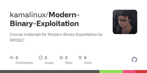 Modern Binary Exploitation Course Syllabus