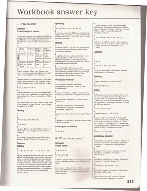 Modern Cabinetmaking Answer Key