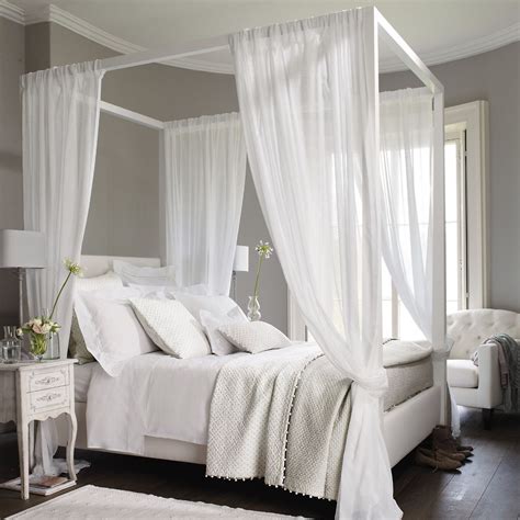 Modern Canopy Bed Curtains