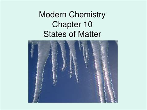 Modern Chemistry Chapter 10 Section 5 Review Answers