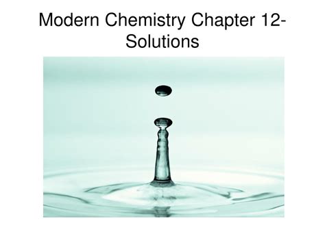 Modern Chemistry Chapter 12 Mixed Review Answers