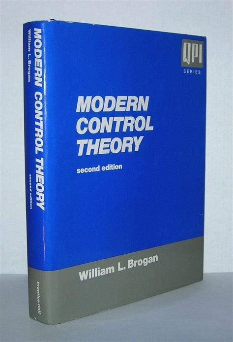 Modern Control Theory Brogan Solution Manual