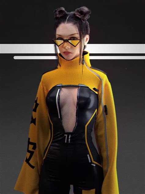 modern cyberpunk fashion