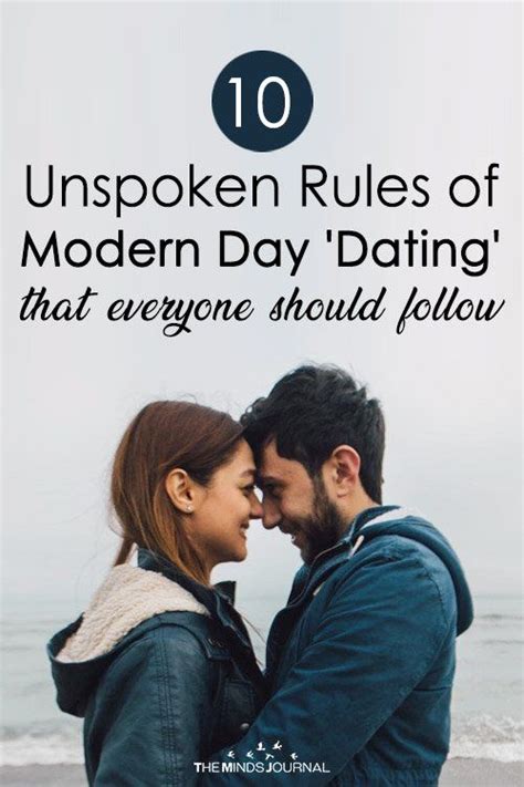 modern day dating rules