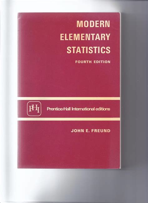 Modern Elementary Statistics