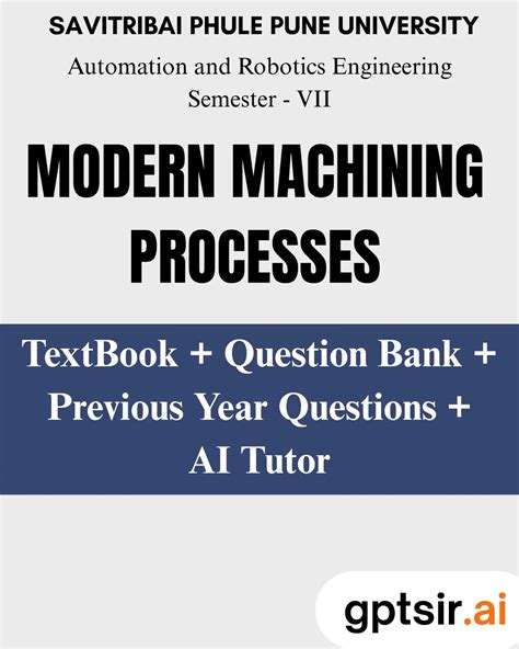 Modern Machining Notes
