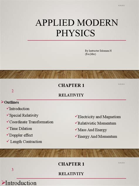 Modern Physics Chapter 1 Homework Solutions