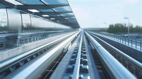 modern railway track