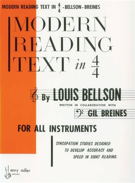 modern reading text in 4 4