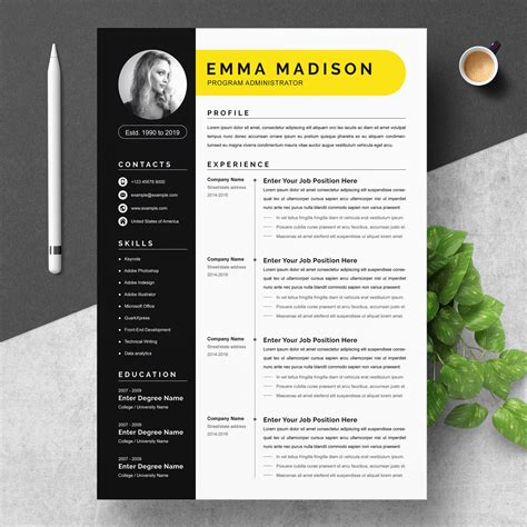 Modern Resume Template Free To Download Amp Personalize Contemporary Resume - Contemporary Resume