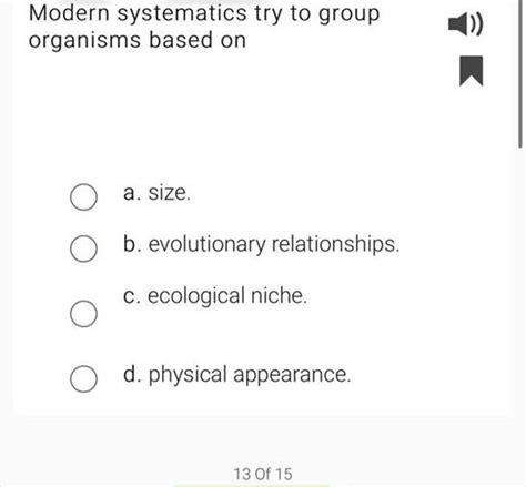 modern systematics answer key