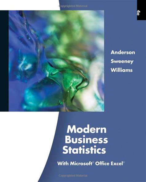 Read Modern Business Statistics 4Th Edition Test Bank 