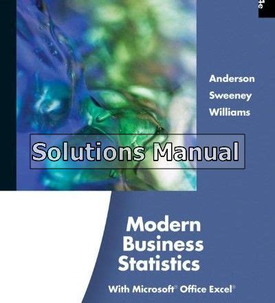 Full Download Modern Business Statistics With Microsoft Excel 4Th Edition Solutions 