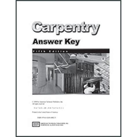Read Online Modern Carpentry Unit 9 Answers Key 