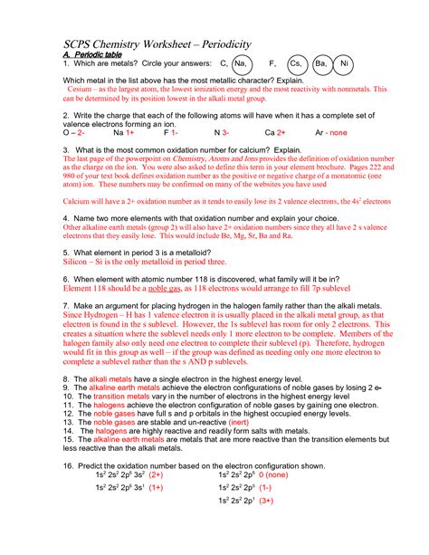Read Online Modern Chemistry Test Answers Periodic Law Pdf Download 