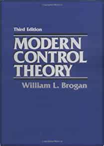Download Modern Control Theory 3Rd Edition William L Brogan Pdf Free Download 