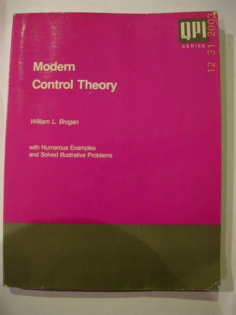 Read Online Modern Control Theory Brogan Solution Manual 