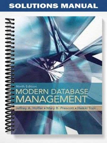 Download Modern Database Management 9Th Edition Solution Manual 