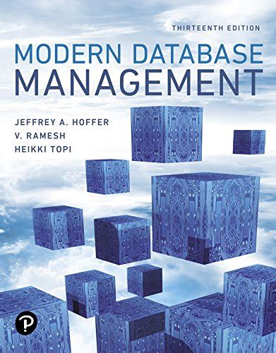Read Modern Database Management Hoffer Answer Exercises 