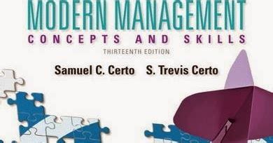 Download Modern Management Concepts And Skills 13Th Edition Pdf 