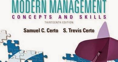 Read Modern Management Concepts And Skills 13Th Edition Pdf 